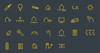 Elektro würkner Piktogramme